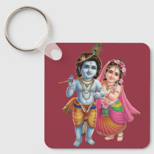 Llavero Radha Krishna: El símbolo del bono eterno