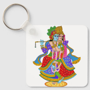 Llavero Radha Krishna Keychain