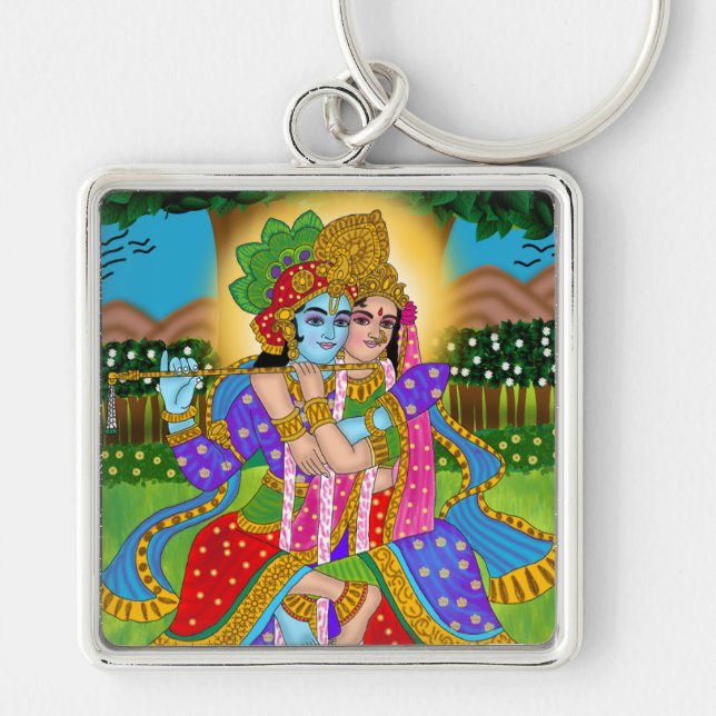 Llavero Radha Krishna Keychain (Frente)