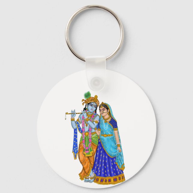 Llavero Radha Krishna Keychain (Anverso)