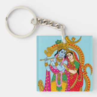 Llavero Radha Krishna Keyring