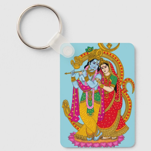 Llavero Radha Krishna Keyring (Anverso)