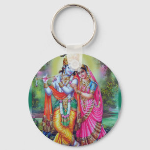 Llavero Radha y Krishna