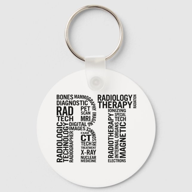 Llavero Radiología RT Rad Tech (Anverso)