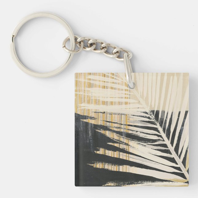 Llavero Raffia de Oro - Palm Fronds (Frente)