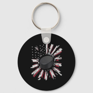 Llavero Raft de hockey de pared agrietada Power Burst Arte