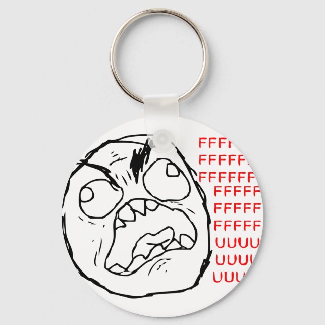 Llavero Rage Face Original (Anverso)
