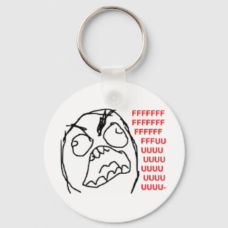 Llavero Rage Guy Angry Fuu Fuuu Rage Face Meme