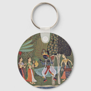 Llavero Râginâ Vasanta (primavera) Krishna que baila al