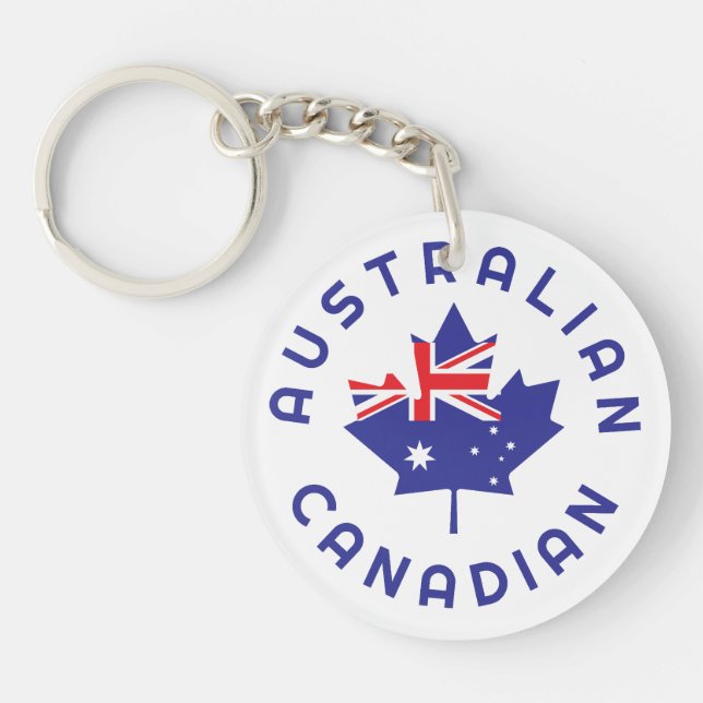 Llavero Raíces australianas canadienses (Frente)