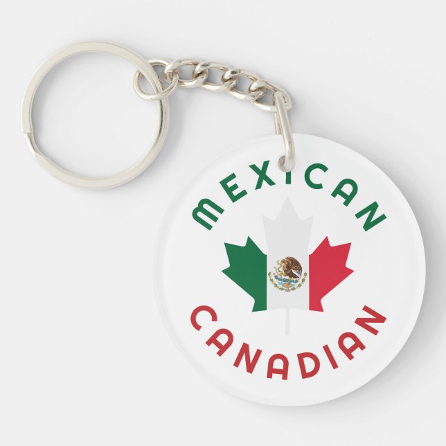 Llavero Raíces canadienses mexicanas (Frente)