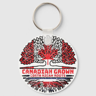 Llavero Raíces de árboles canadienses en Costa Rica