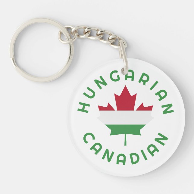 Llavero Raíces húngaras canadienses (Frente)