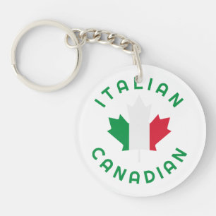 Llavero Raíces italianas canadienses