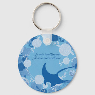 Llavero raie, fleur de vie, naranja, mandala, zen, chakra,