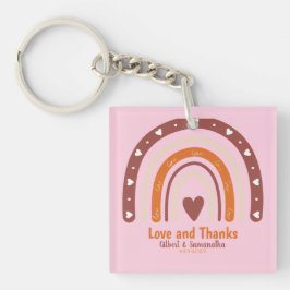 LLAVERO RAINBOW BOHO CHRISTIAN CITA / AMOR Y GRACIAS
