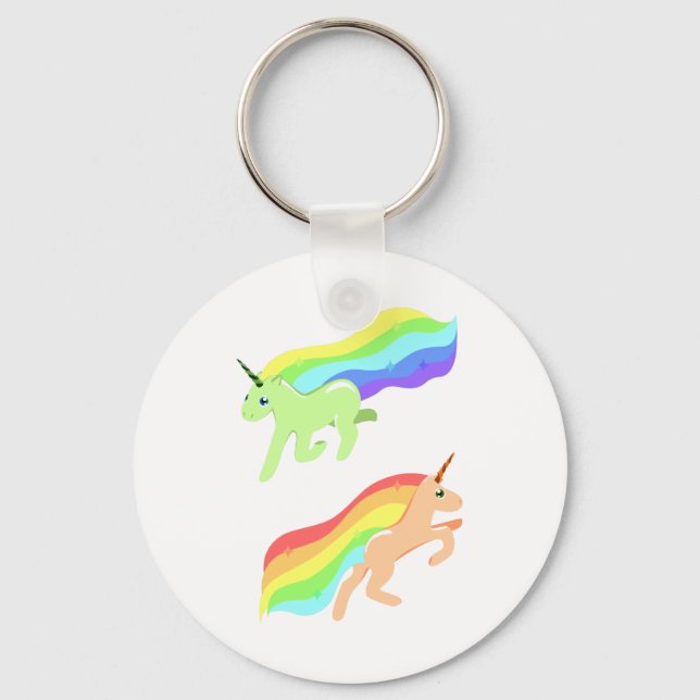 Llavero Rainbow Unicorns (Anverso)