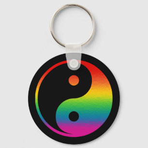 Llavero Rainbow Yin Yang