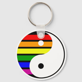 Llavero Rainbow Yin Yang