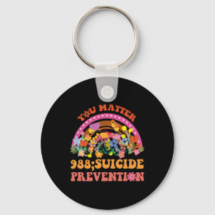 Llavero Rainbow You Problem 988 Suicide Prevention Awarene