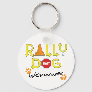 Llavero Rally de Weimaraner