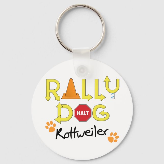 Llavero Rally Rottweiler (Anverso)