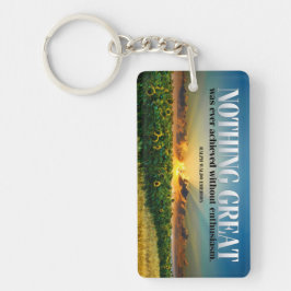 Llavero Ralph Waldo Emerson Entusiasmo por la cita Inspira