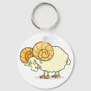 Llavero Ram Sheep Keychain