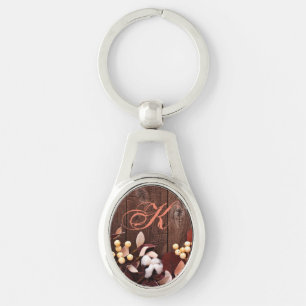 Llavero Rama de algodón de la cadena de claves personaliza