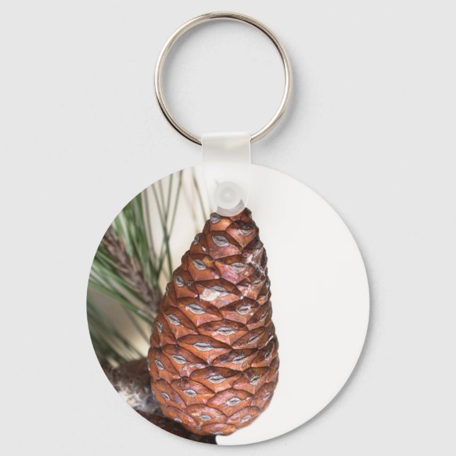 Llavero Rama de pino con pinecona (Anverso)