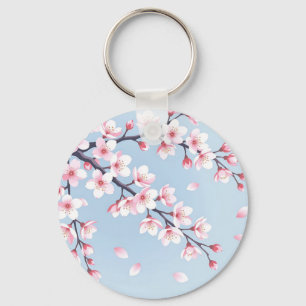 Llavero Ramas de Flor de Cerezo Patrón Sereno