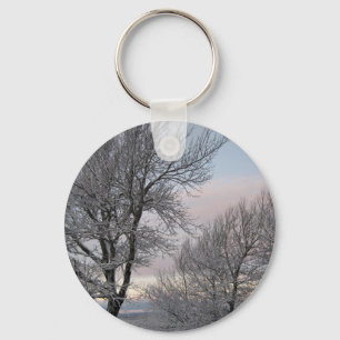 Llavero Ramas nevadas