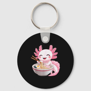 Llavero Ramen de Axolotl de Anime Kawaii