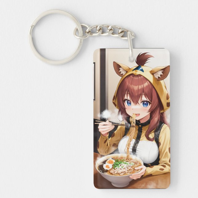 Llavero Ramen Rendezvous: Grace el Chica de Anime Girraffe (Frente)