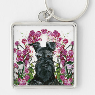 Llavero Ramo negro del Schnauzer