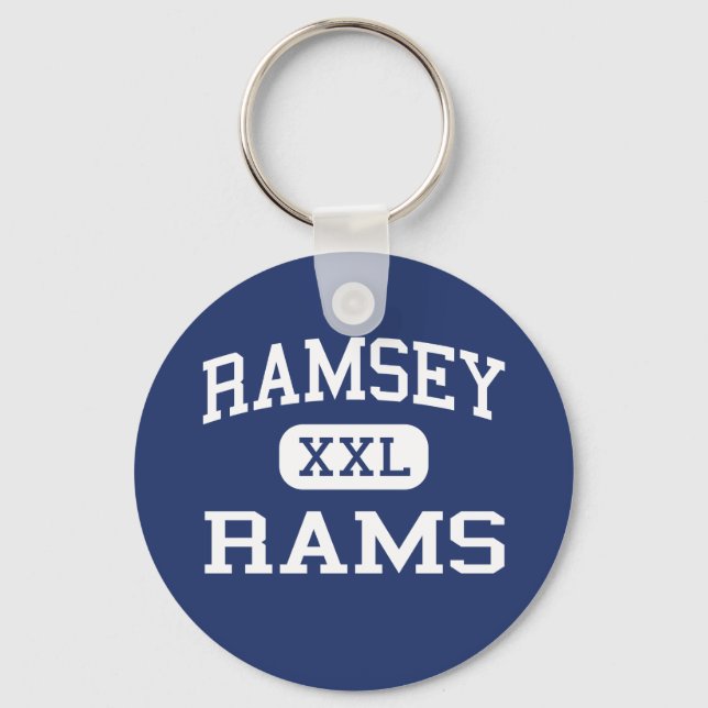 Llavero Ramsey - Rams - High School - Ramsey New Jersey (Anverso)