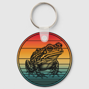 Llavero Rana Anfibio Sapo Retro Vintage