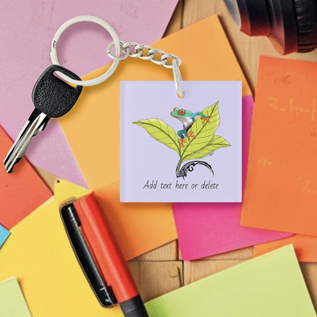 Llavero Rana de árbol de ojos rojos (Subido por el creador)