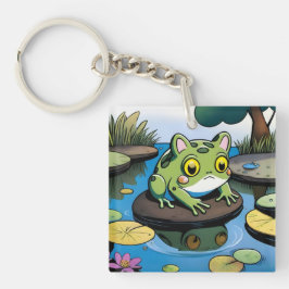 Llavero Rana de gato