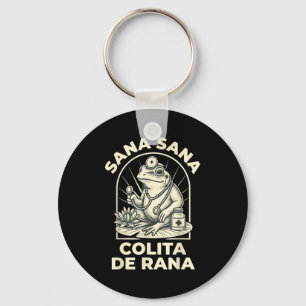 Llavero Rana Divertida Sana Sana Colita De Rana Linda Mexi