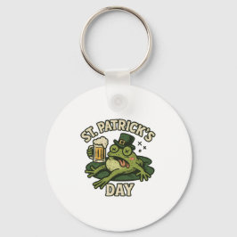 Llavero Rana Dormilona Día de San Patricio