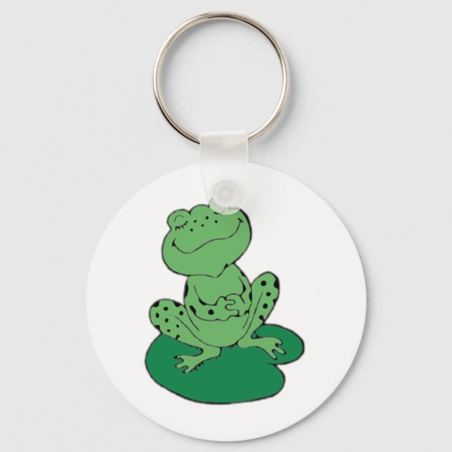 Llavero Rana en Lilypad (Anverso)