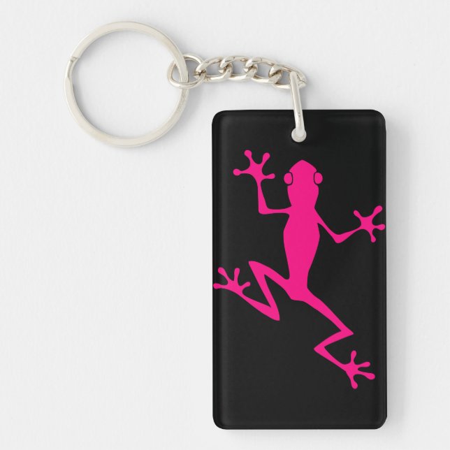 Llavero Rana fucsia (Frente)