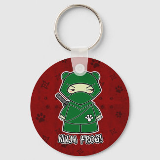 Llavero ¡Rana Ninja! En Red Keychain
