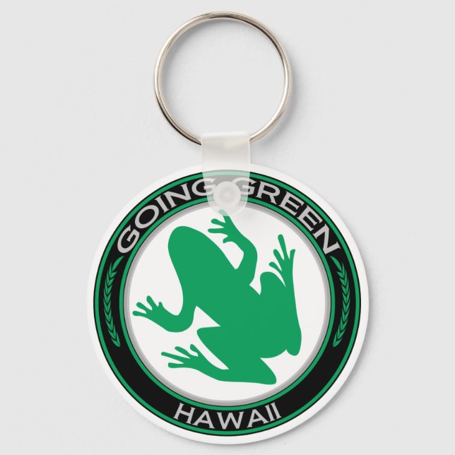 Llavero Rana verde hawaiana (Anverso)