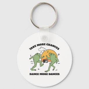 Llavero Ranas bailando juntas