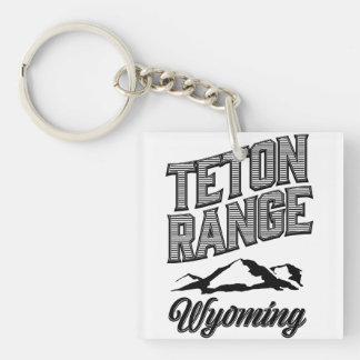Llavero Rango de tetones, imagen de Wyoming