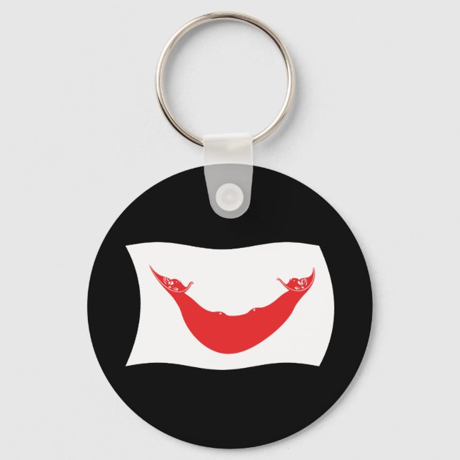 Llavero Rapa Nui Flag Keychain (Anverso)