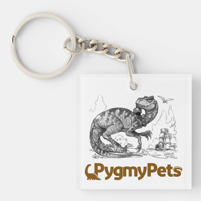 Llavero Raptor PygmyPets - Keychain (Frente)
