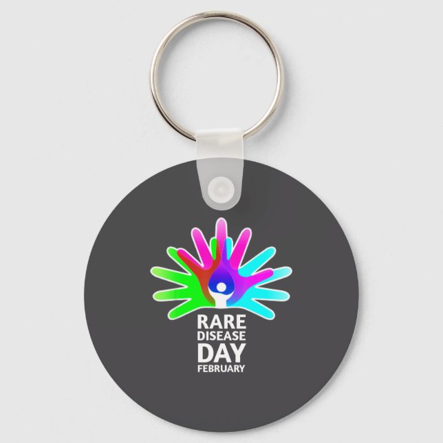 Llavero Rare Disease Awareness Shirt - Rare Diseases Day 2 (Anverso)